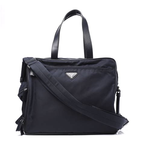 Prada diaper bag navy